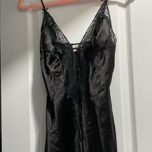 Victoria’s Secret black lace lingerie slip, sleepwear, loungewear, XS
